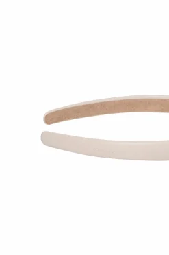 Corinne Vegan Diadem Narrow Plain Cream Hot