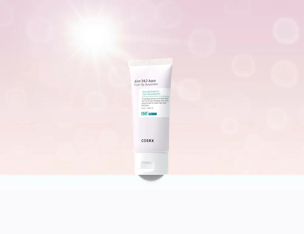COSRX Solbeskyttelse>Aloe 54,2 Aqua Tone Up Sunscreen 50 ml