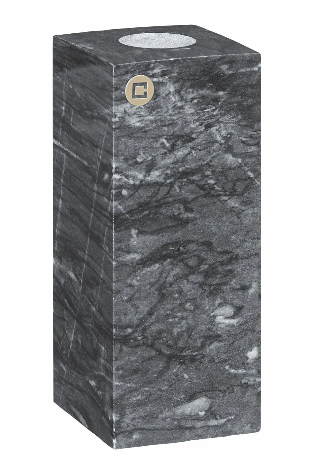 Cult Design Lysestager & Lanterner>Lysestage Marmo 12cm Asphalt