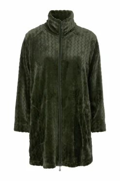 Damella Nattøj>Badekåbe Fleece Dark olive