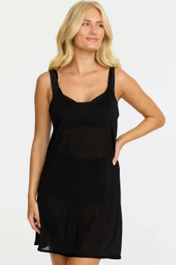 Damella Underkjole Full Slip Black Hot