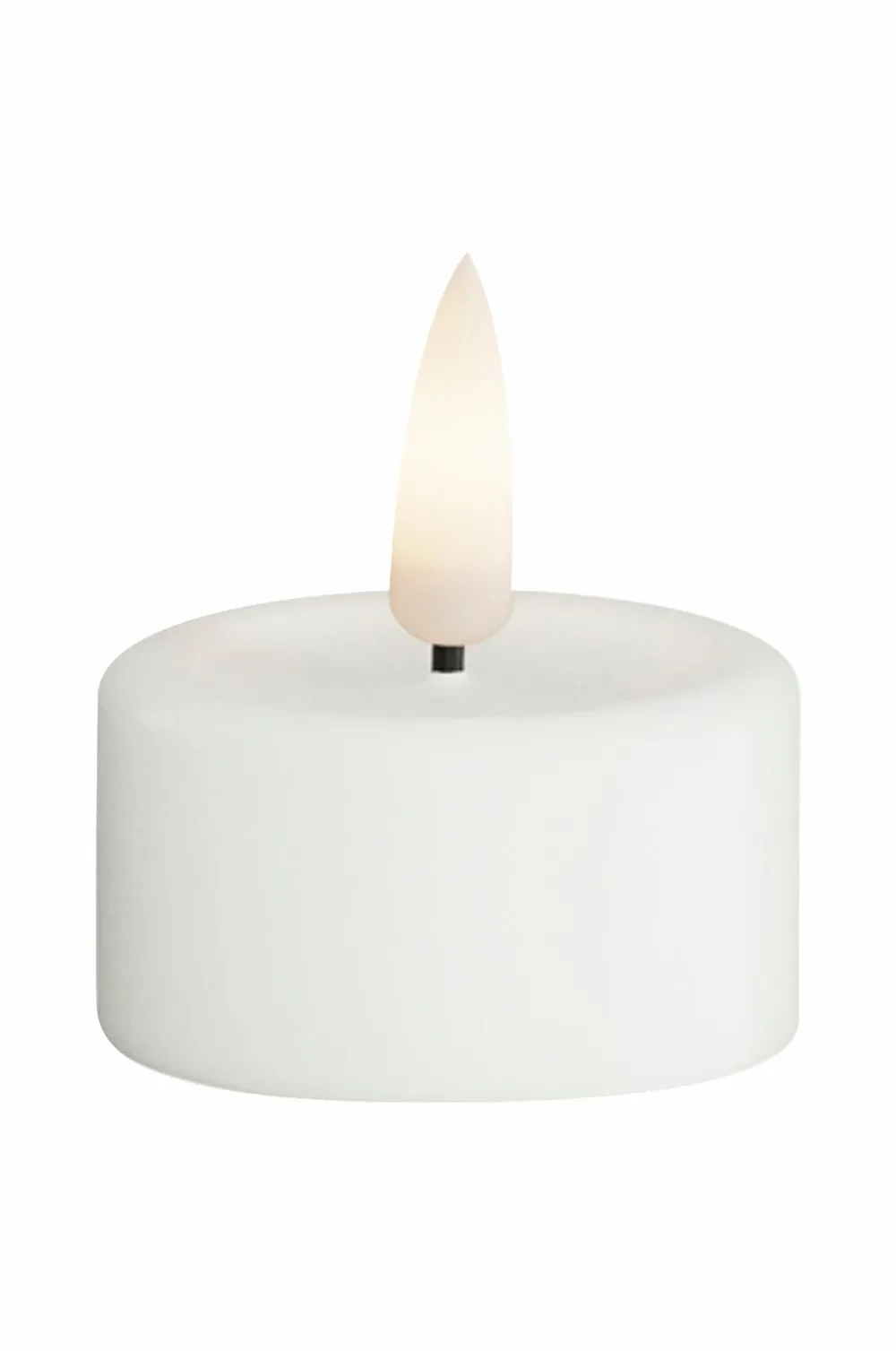 DeluxeHomeart LED fyrfadslys 4x4,5 cm 2 stk. Vit Sale