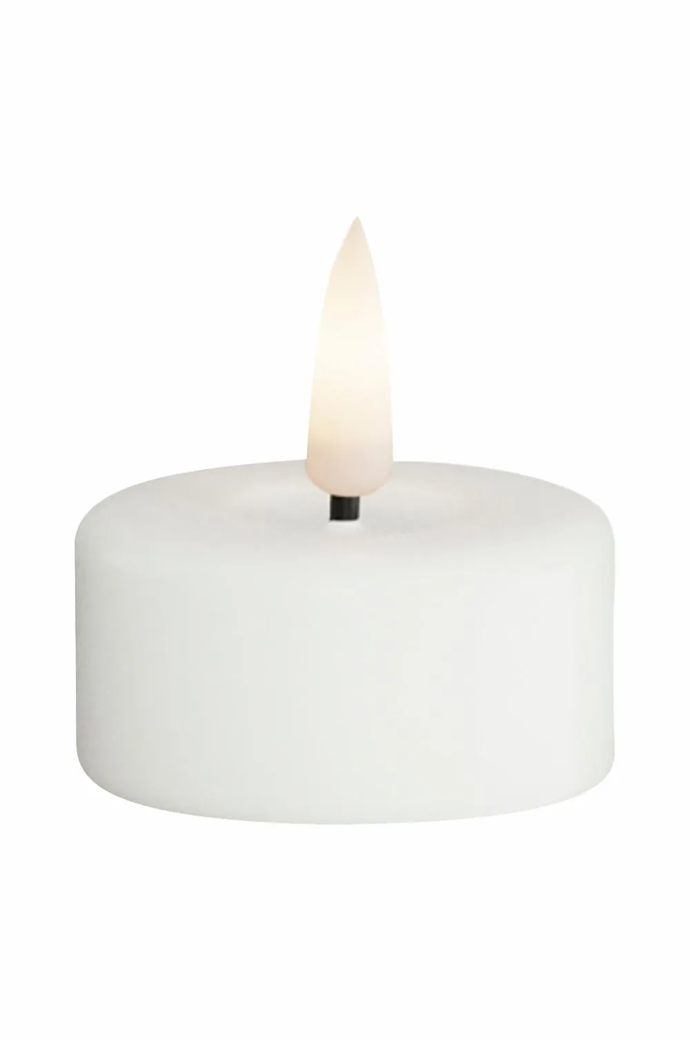 DeluxeHomeart Lys & Duft>LED fyrfadslys 3,5x4 cm 4 stk. Vit