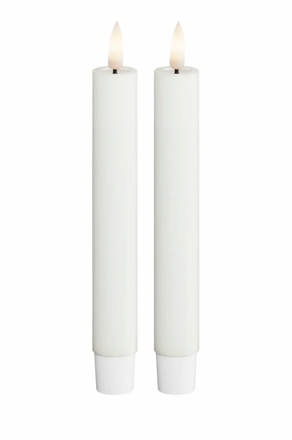 DeluxeHomeart LED Keglelys 2,2x15 cm 2 stk. Vit Online