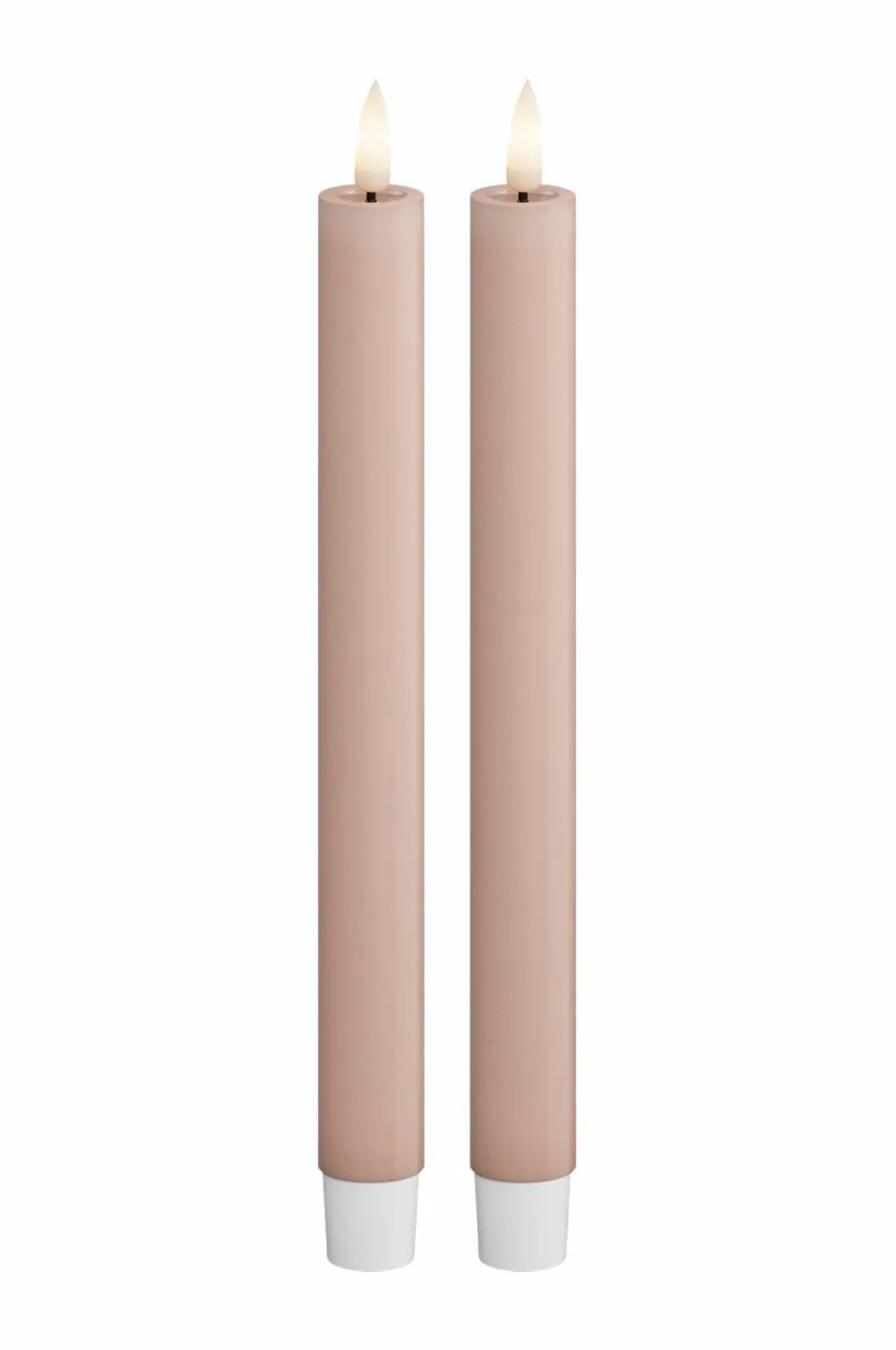 DeluxeHomeart LED-kronelys 2,2x24 cm 2 stk. Lyserød