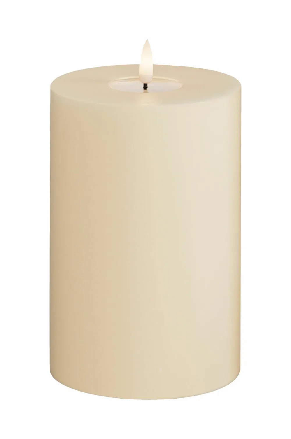 DeluxeHomeart LED-søjlelys 10x15 cm Creme