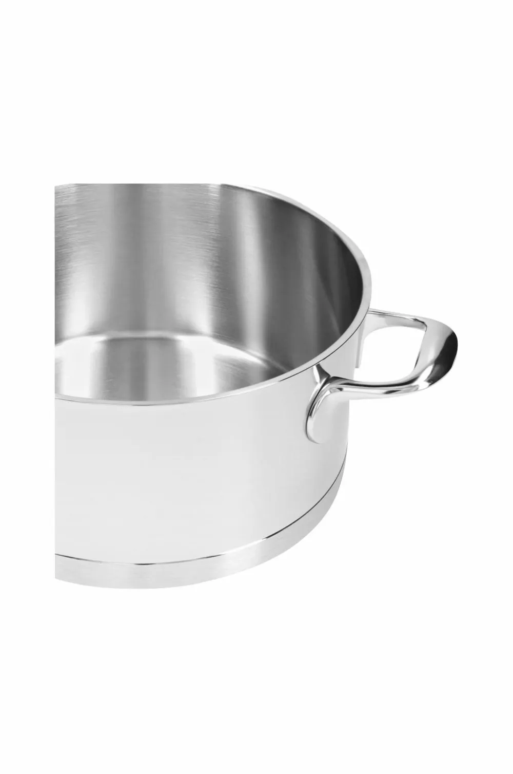 Demeyere Pander & Gryder>Gryde med låg 24 cm, 5,2 l Atlantis 7 Nikkelpletteret messing