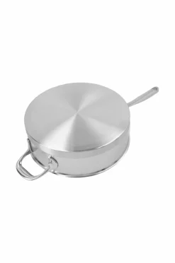 Demeyere Sauterpande med låg 24 cm, 2,8 l Atlantis 7 Nikkelpletteret messing
