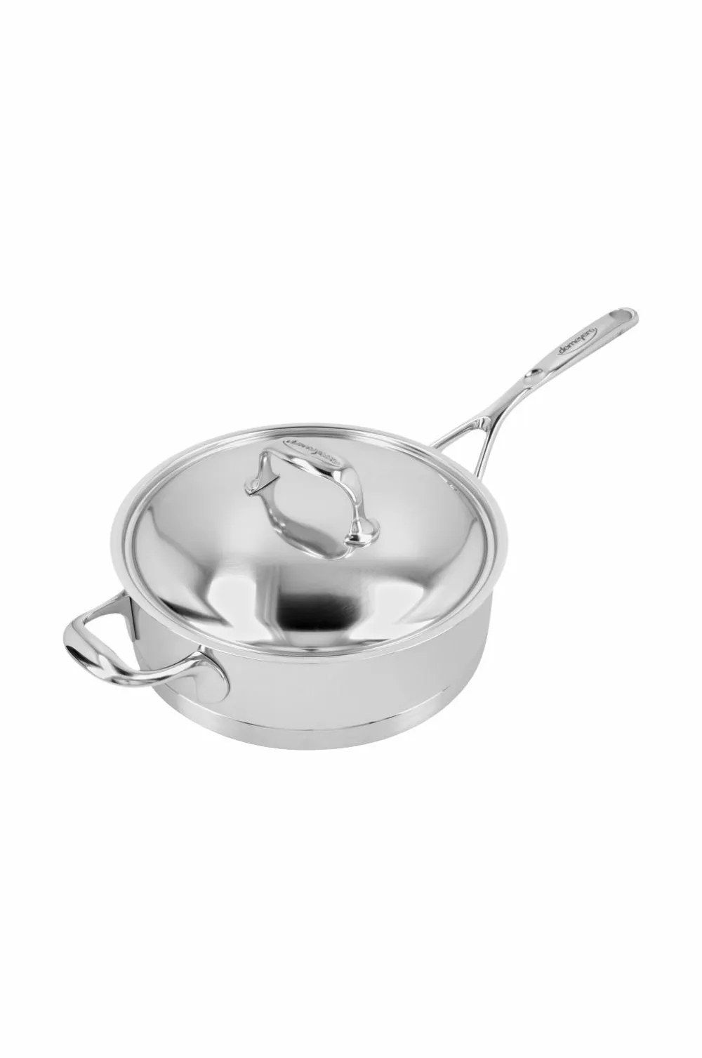 Demeyere Sauterpande med låg 24 cm, 2,8 l Atlantis 7 Nikkelpletteret messing