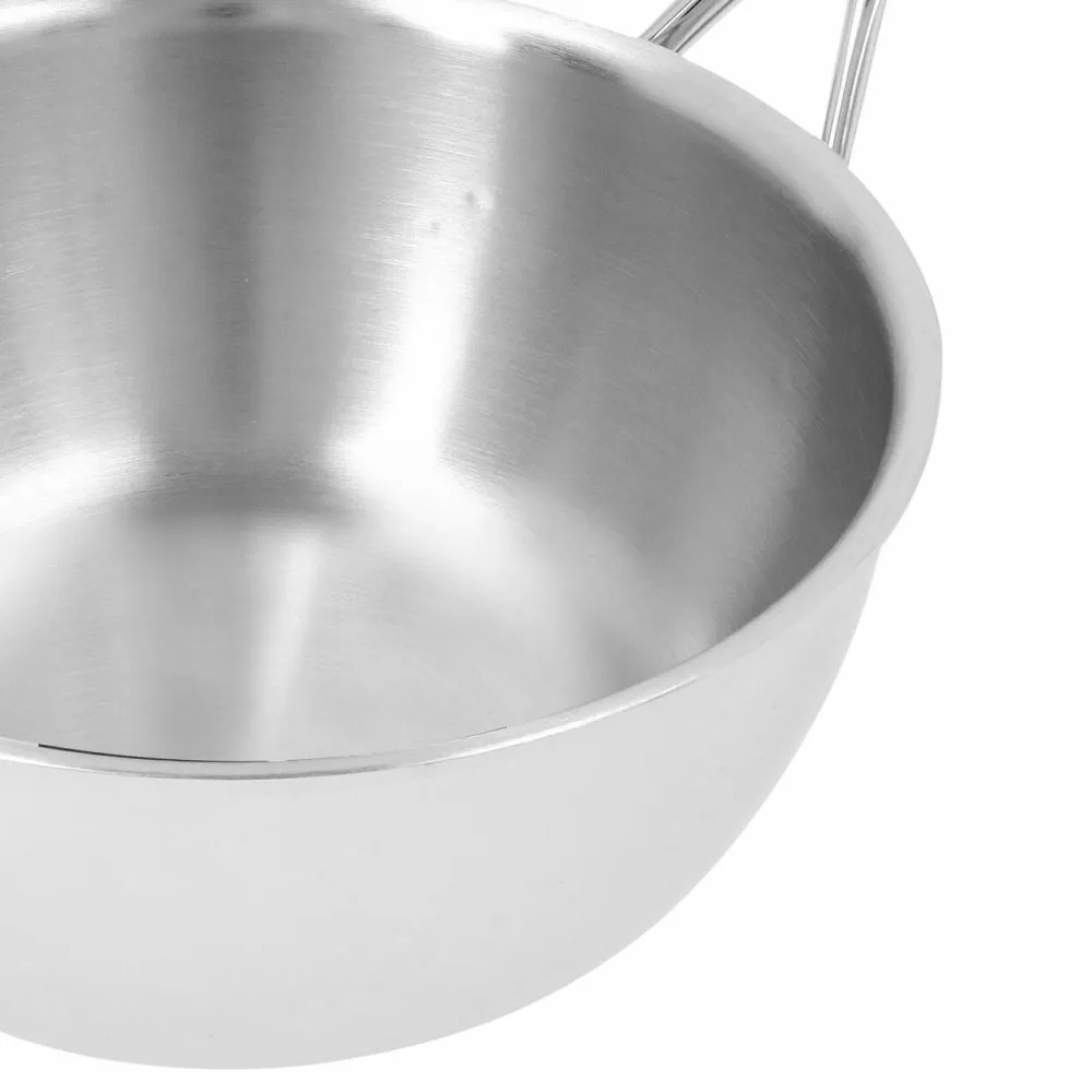 Demeyere Pander & Gryder>Sauteuse uden låg 22 cm, 2,5 l Atlantis 7 Nikkelpletteret messing