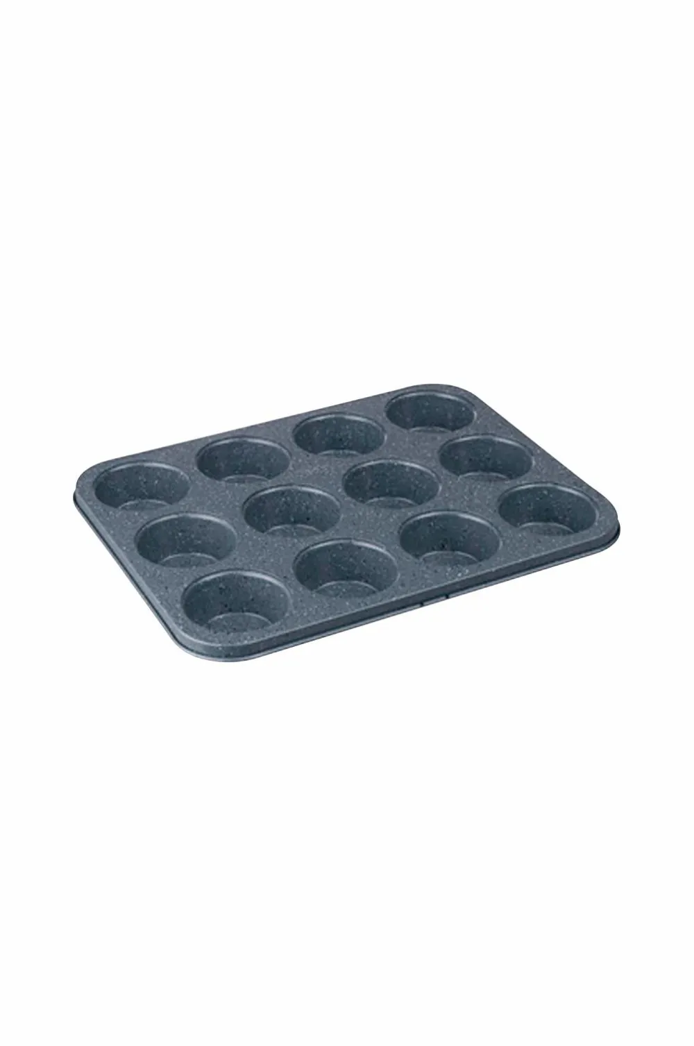 Denby Bagetilbehør & Bageredskaber>Cupcakeform Quantanium Finish 12 kop Grå