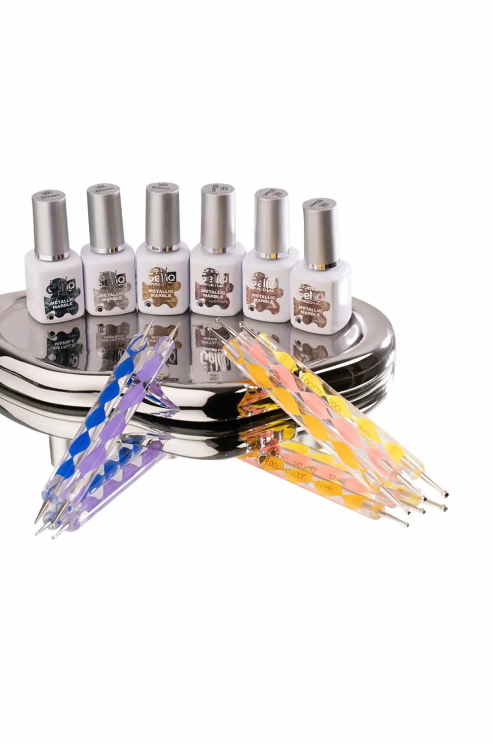 Depend Negle>Gel iQ Metallic Marble Sapphire