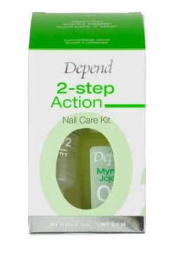 Depend O2 Nail Care 2 Step Action Nail Care Kit No Color New
