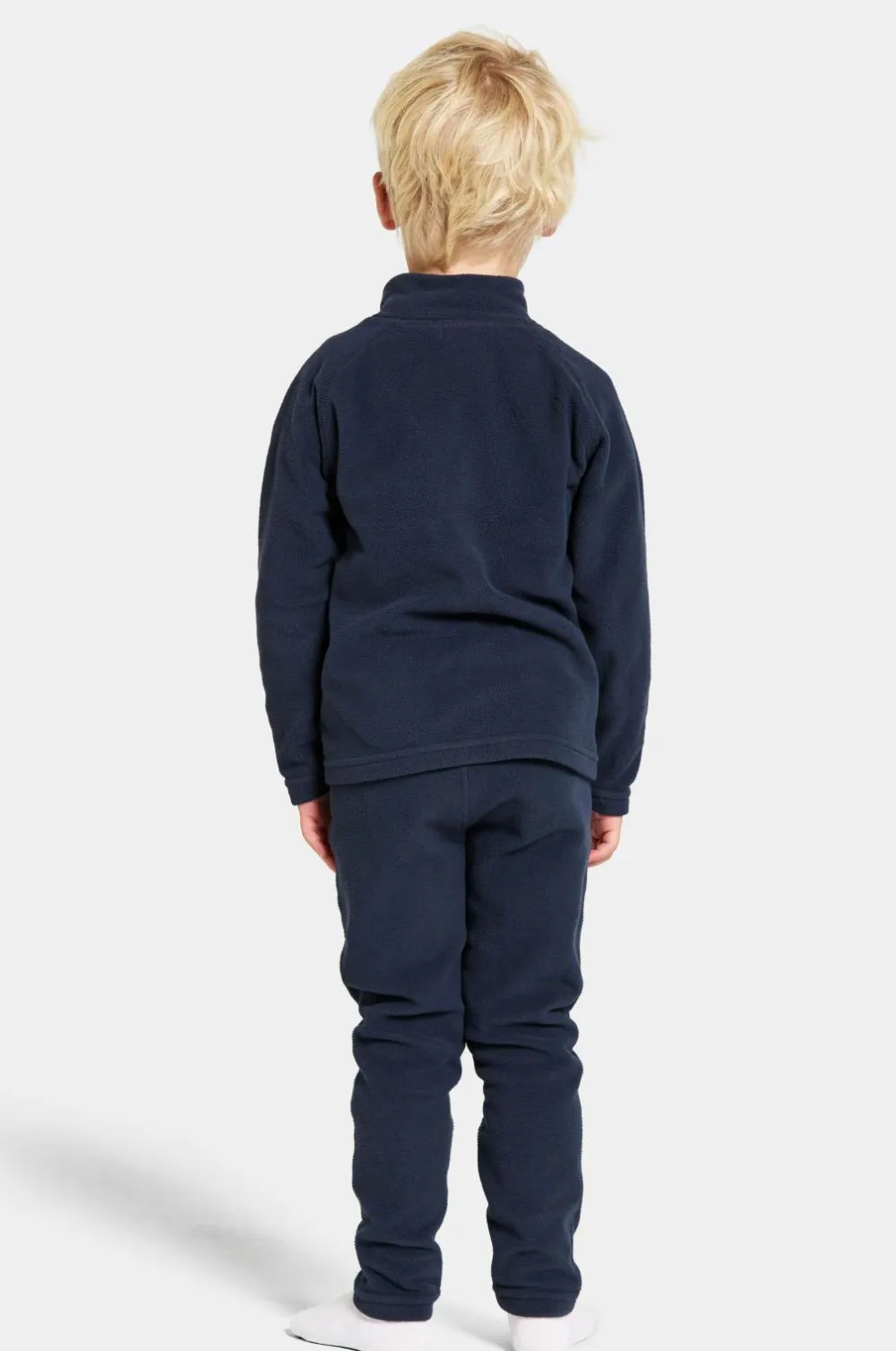 Didriksons Trøjer & Cardigans>Fleecetrøje Monte Kids Fullzip 10 03-82 navy