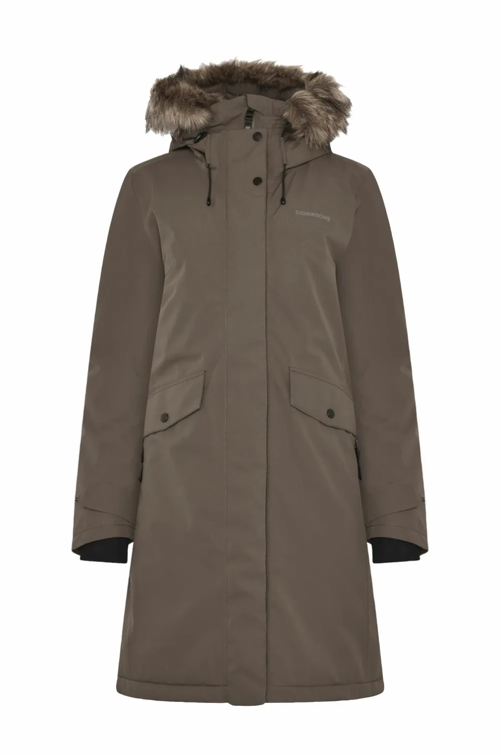 Didriksons Regntøj>Parka Erika Wns Parka Mocha brown