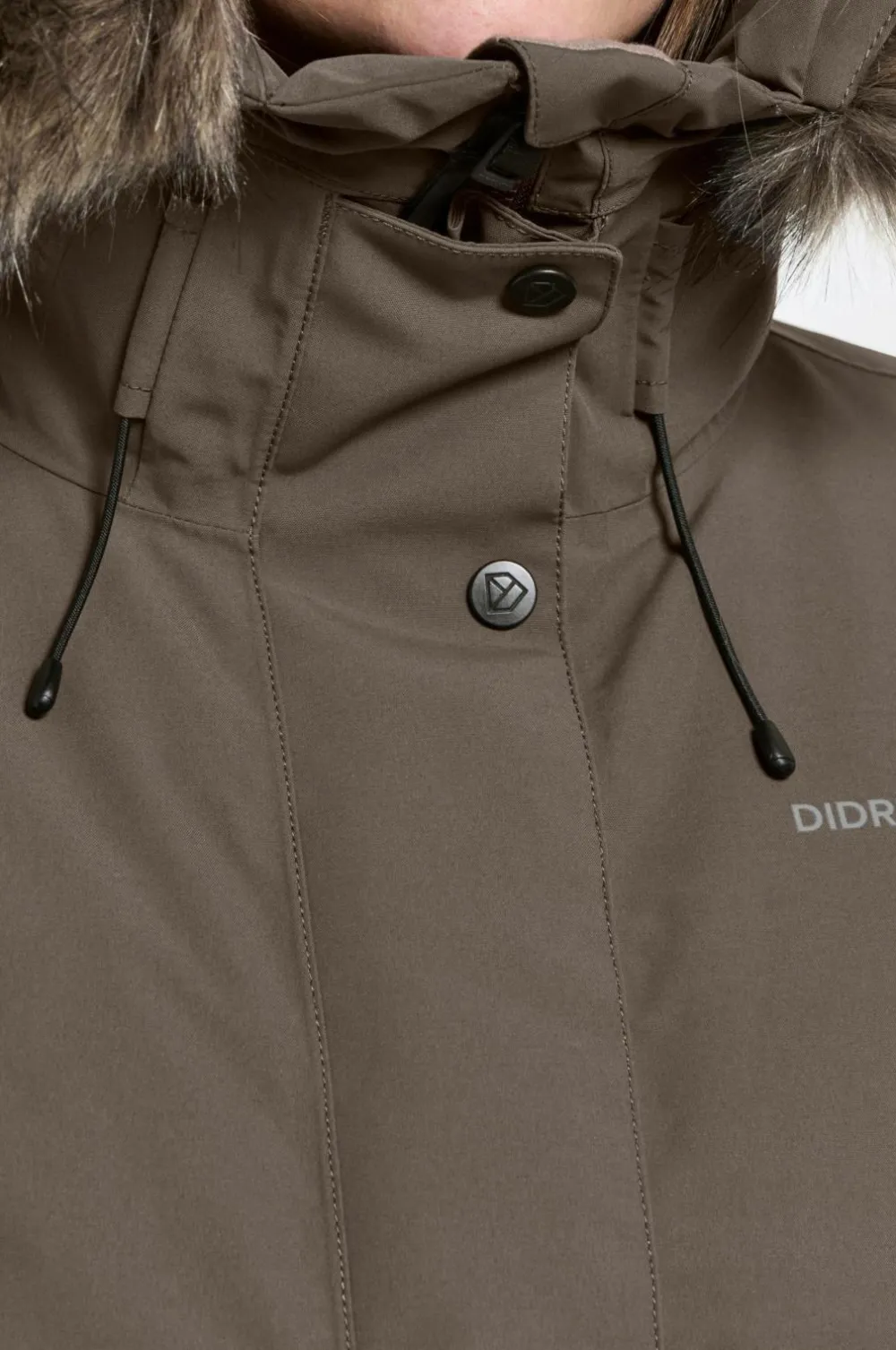 Didriksons Regntøj>Parka Erika Wns Parka Mocha brown