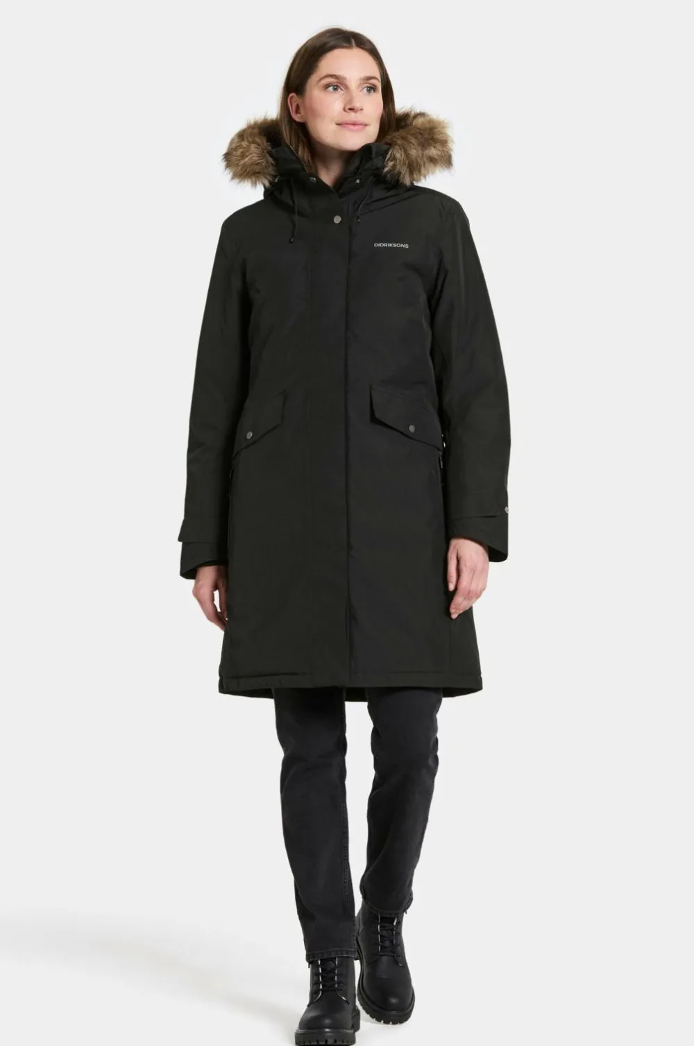 Didriksons Regntøj>Parka Erika Wns Parka Black