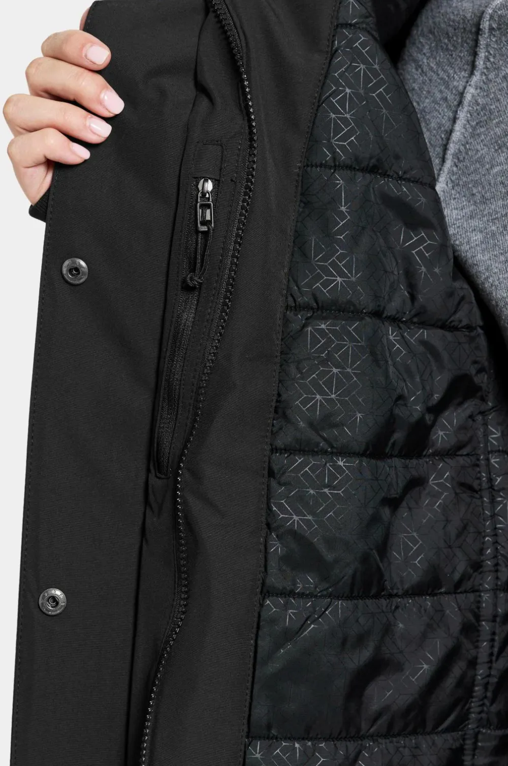 Didriksons Regntøj>Parka Erika Wns Parka Black