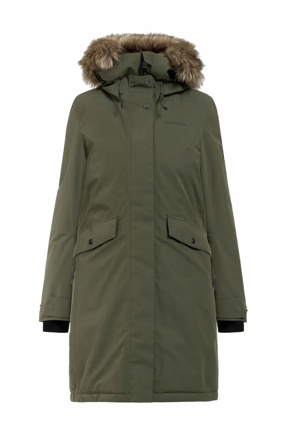 Didriksons Parka Erika Wns Parka Deep green Discount