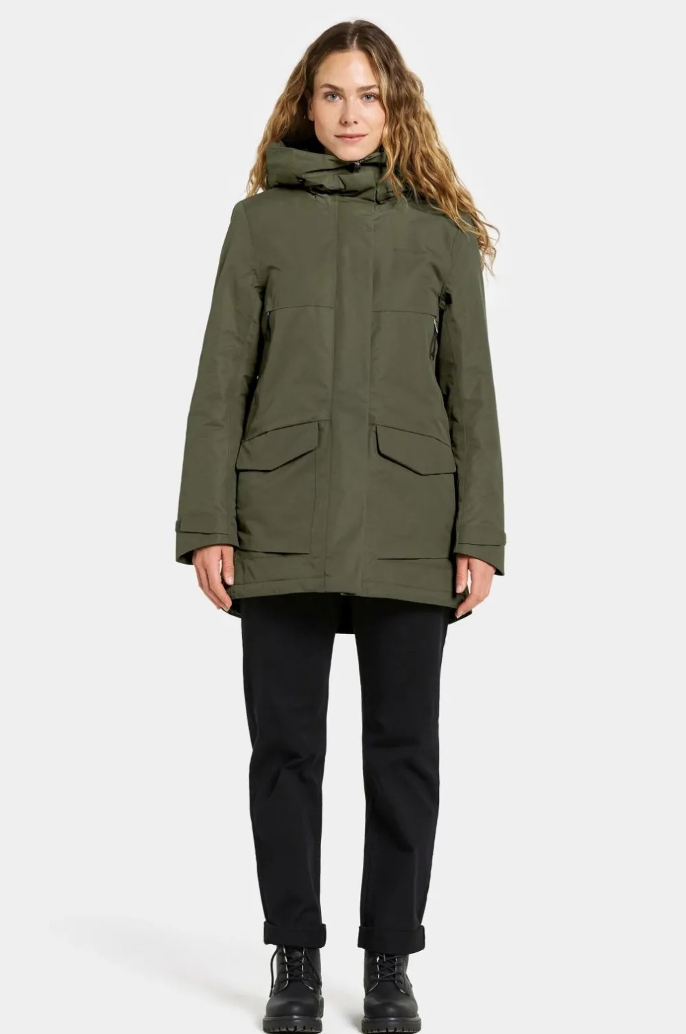 Didriksons Parka Frida Wns Parka 7 Deep green Discount