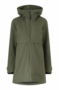 Didriksons Parka Helle Wns Parka 6 Deep green Discount