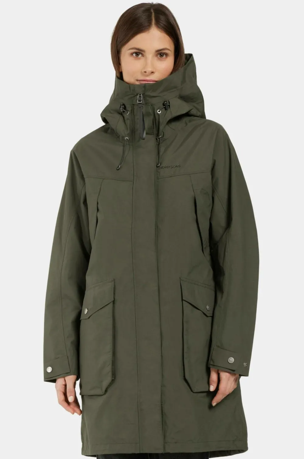 Didriksons Regntøj>Parka Thelma Wns Parka 10 Deep green