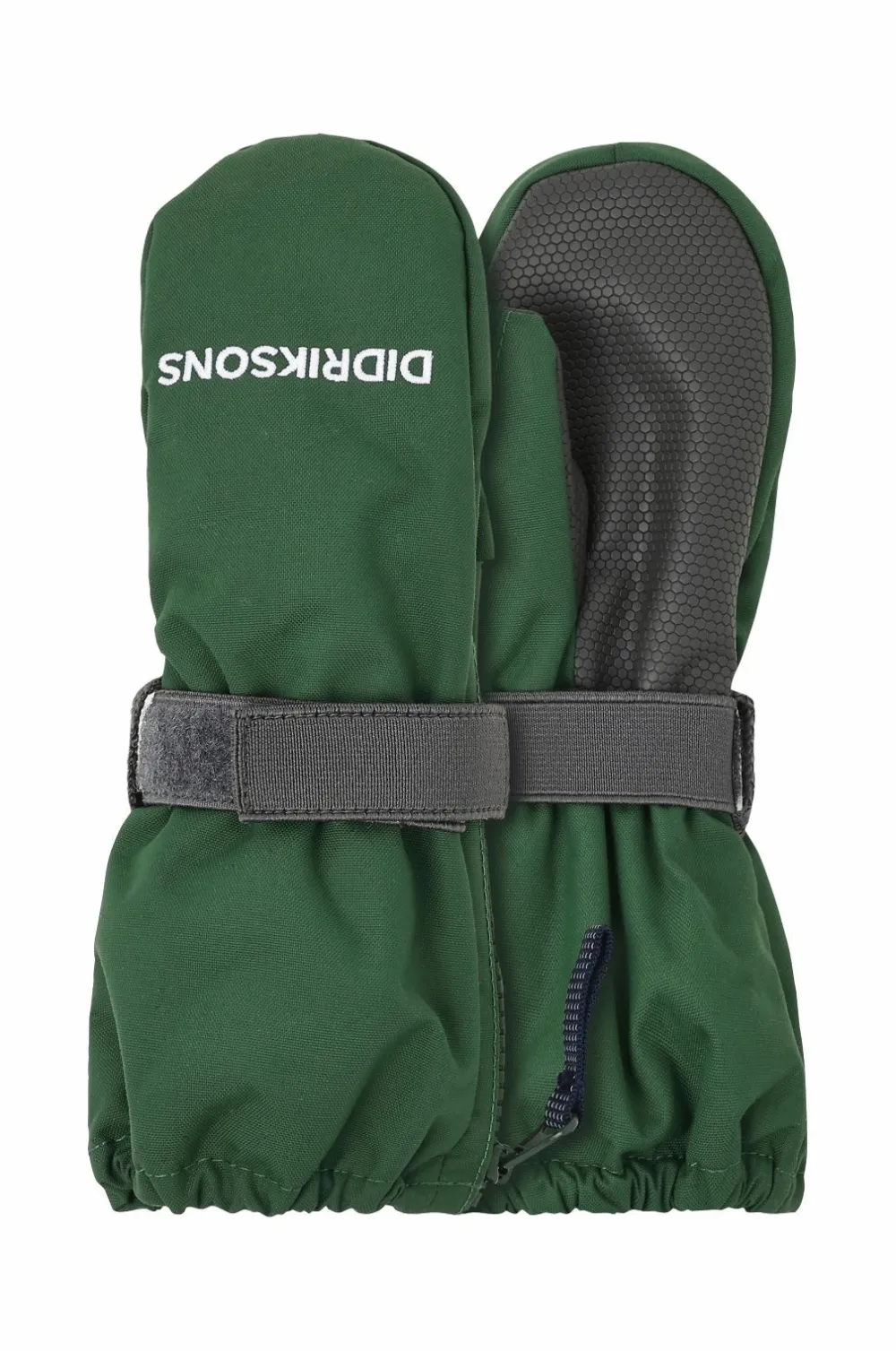 Didriksons Handsker & Vanter>Vintervanter Biggles Zip Mitten 8 Pine green