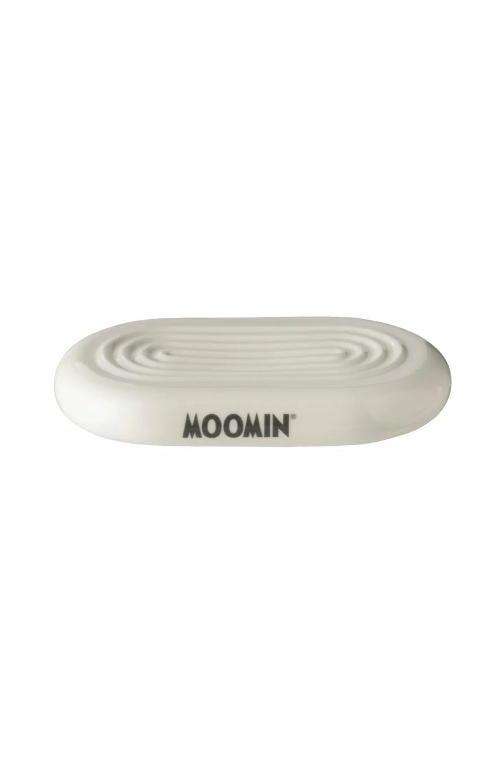 Dsignhouse x Moomin Badeværelsestilbehør>Sæbeskål Mumin 12x7 cm Hvid Valley hvid