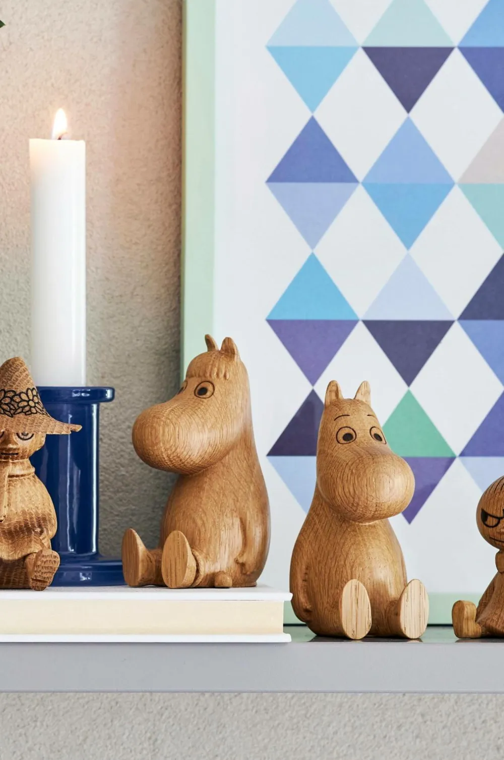 Dsignhouse x Moomin Pynteting>Trædekoration Mumin Snorkfrøken 10 cm Eg