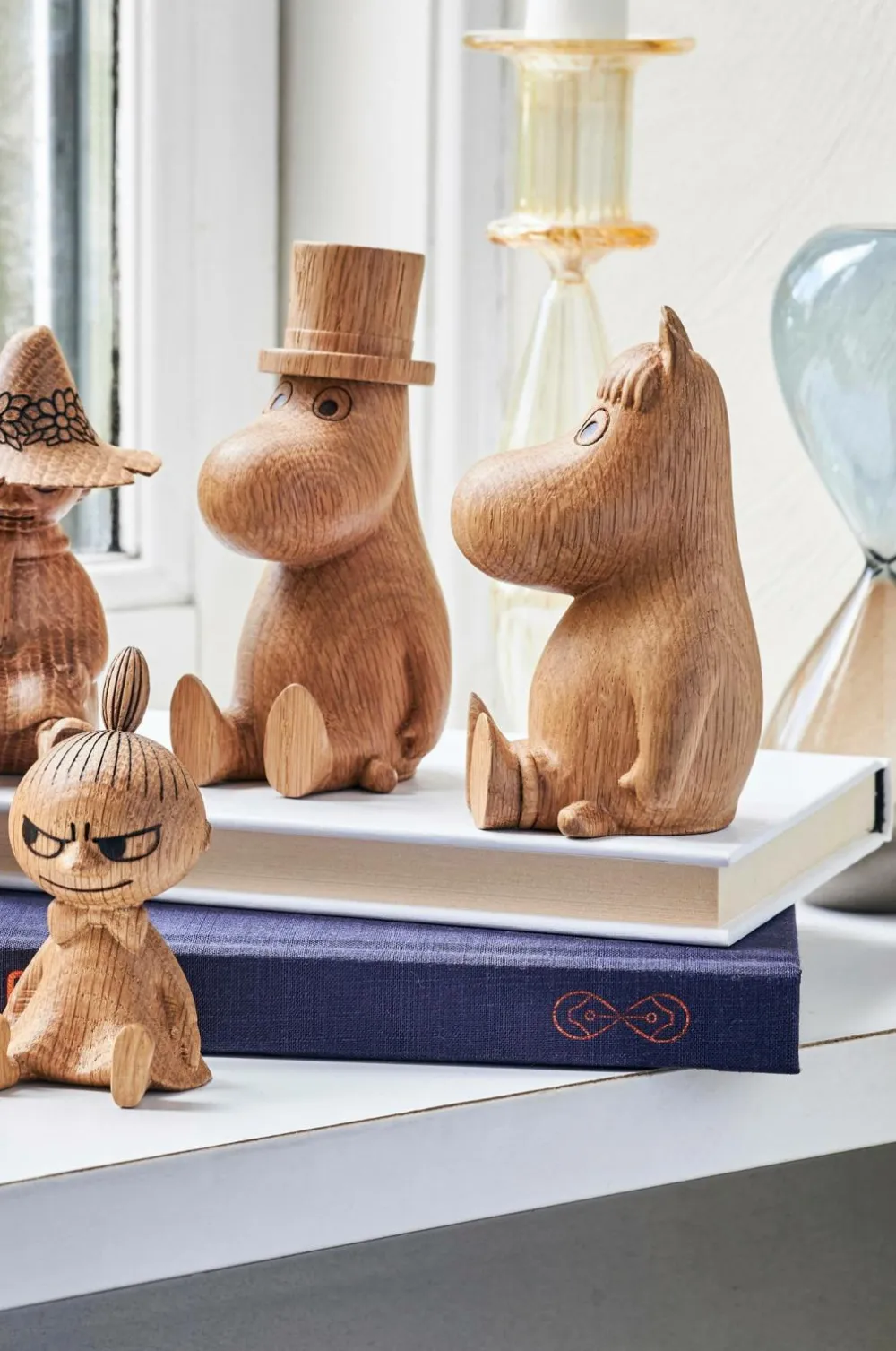 Dsignhouse x Moomin Pynteting>Trædekoration Mumin Snorkfrøken 10 cm Eg