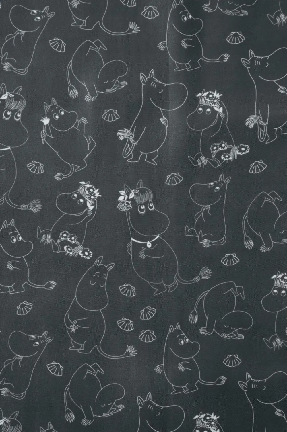 Dsignhouse x Moomin Badeværelsestilbehør>Bruseforhæng Mumin 180x200 cm Skygge
