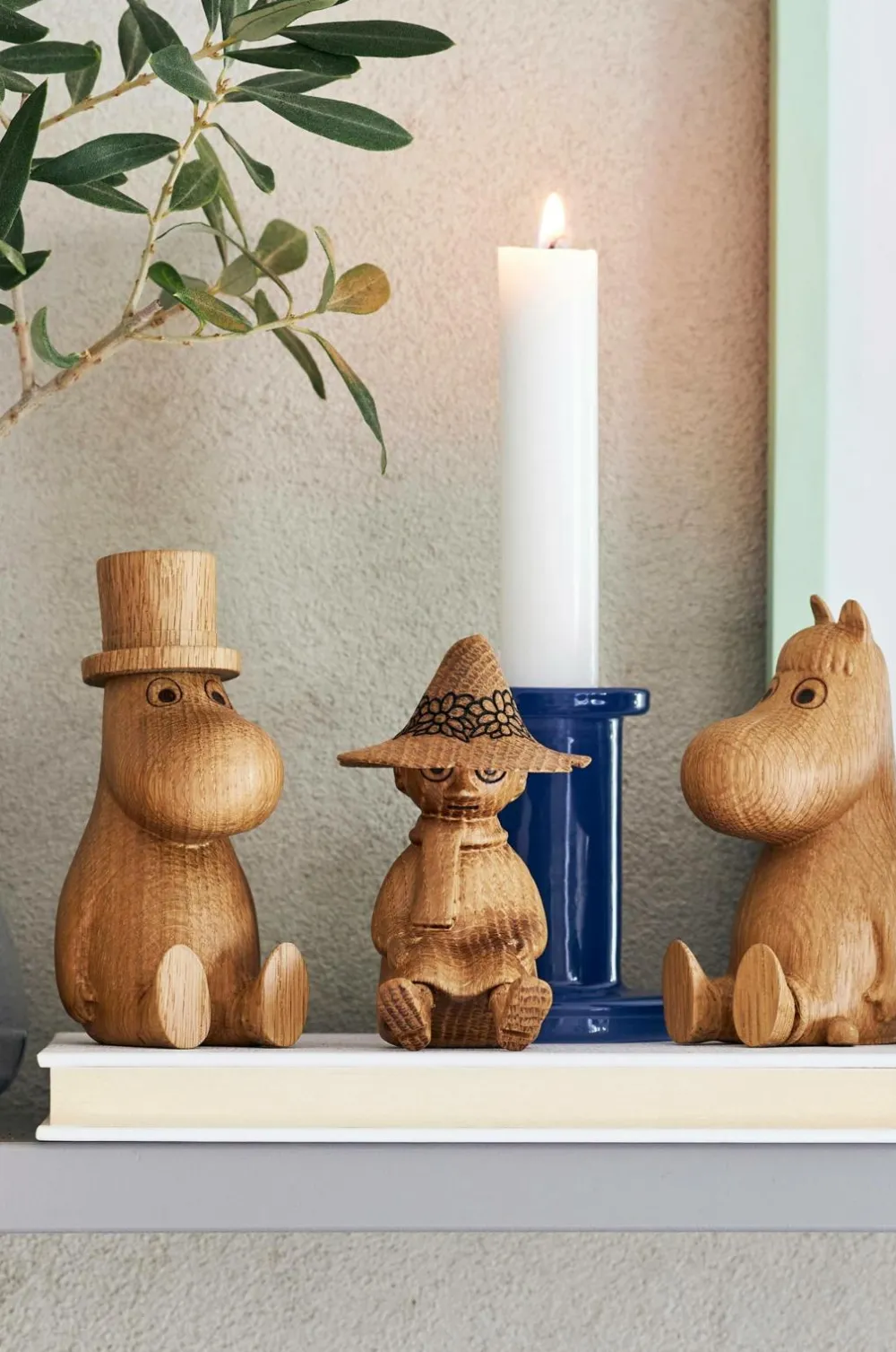 Dsignhouse x Moomin Pynteting>Trædoration Muminpappa 10 cm Ek