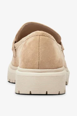 Duffy Loafers med detalje i metal Beige Discount