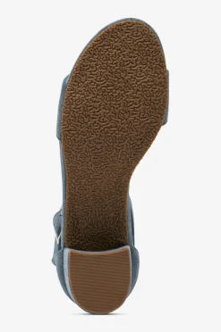 Duffy Sandaler med hæl Sanda Light blue Discount
