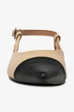 Duffy Slingback Shoes Black/beige Discount