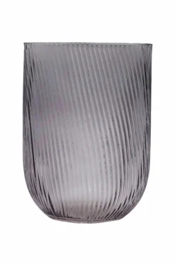 Eightmood Lysestager & Lanterner>Lysestage Bliss medium Grå (grå)