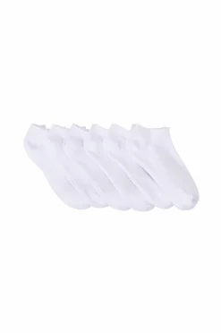 Ellos Basistøj>Collection Ankelsokker Sneaker 6-pak Hvid, 6-pak