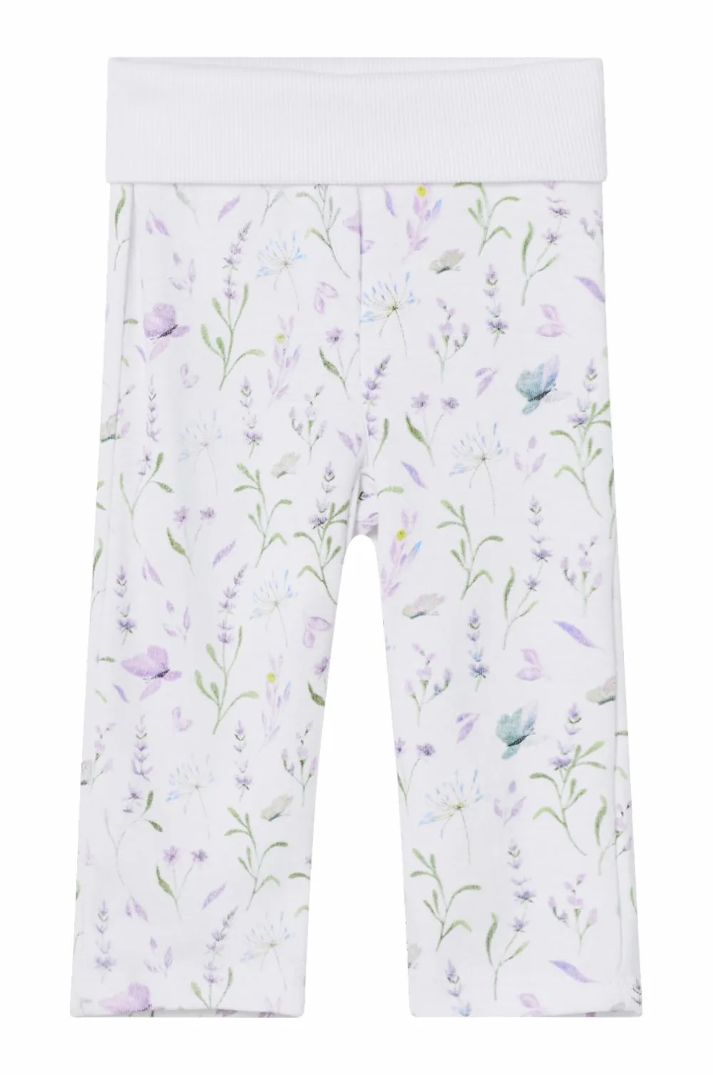 Ellos Collection Baby-startsæt 3 dele Hvidt blomstermønster Outlet