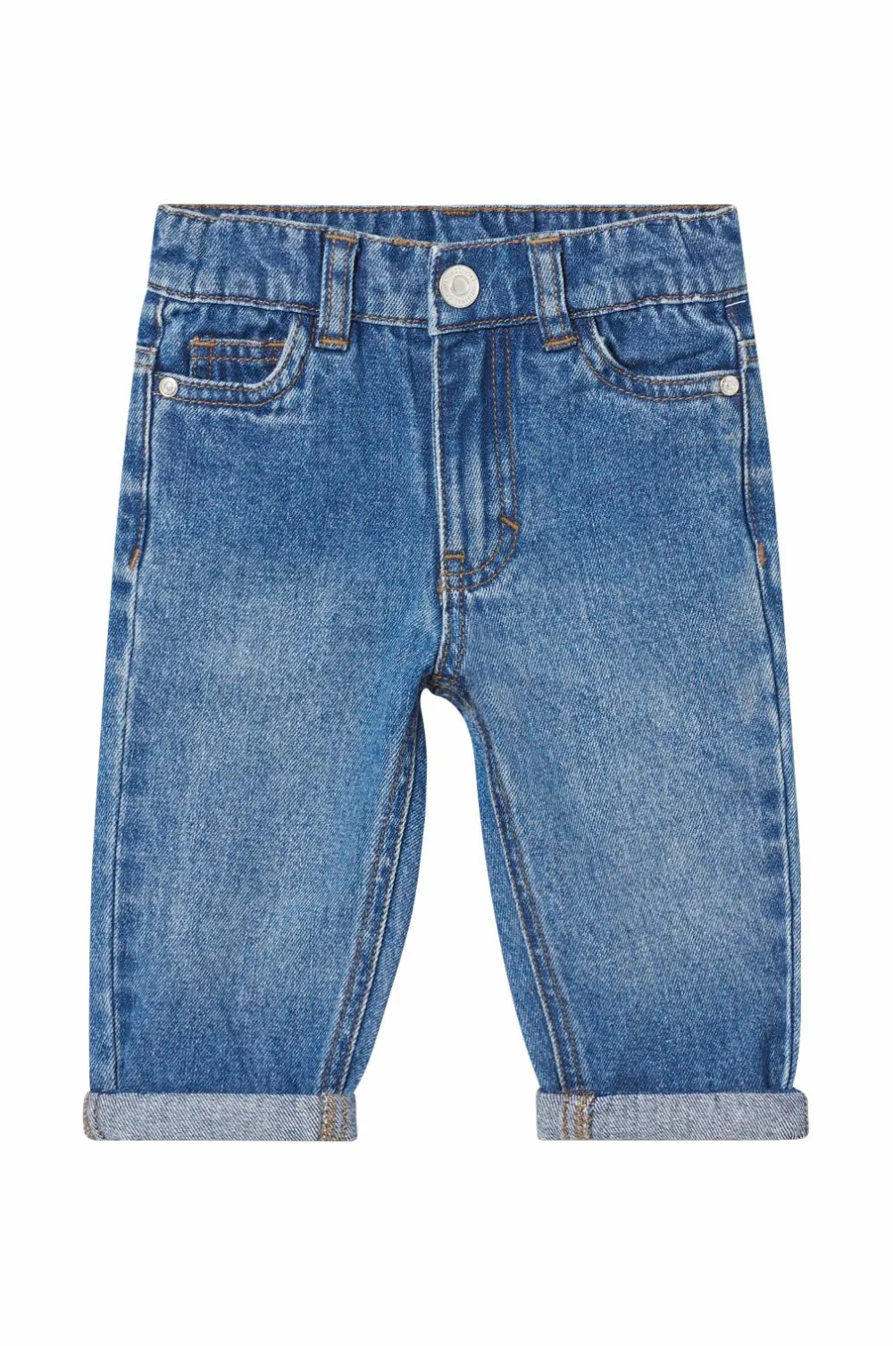 Ellos Bukser, Jeans & Leggings>Collection Babyjeans Alve Denimblå som snit
