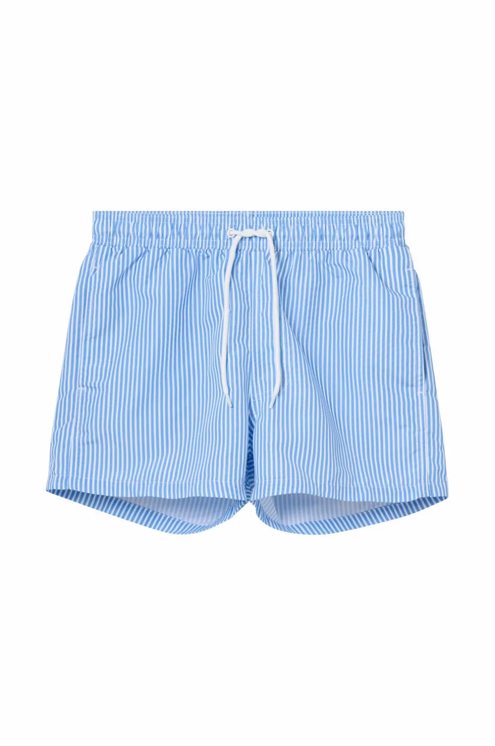 Ellos Collection Badeshorts Blå hvid stribet New