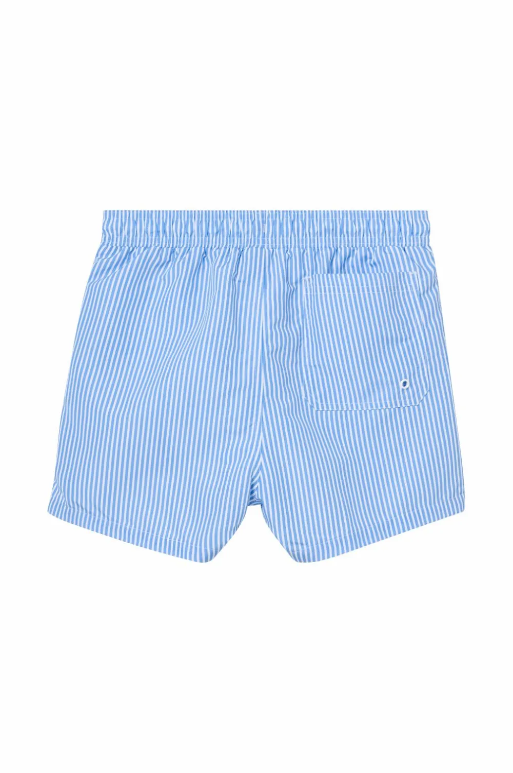Ellos Collection Badeshorts Blå hvid stribet New