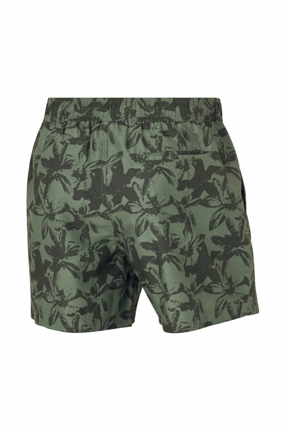 Ellos Badetøj>Collection Badebukser Caleb Grøn blomstret