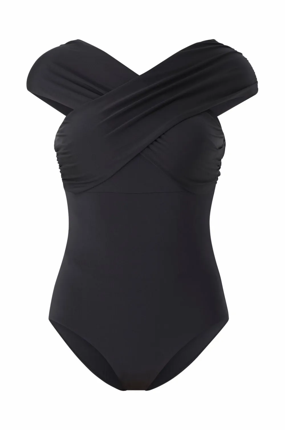 Ellos Collection Badedragt med bandeau-udskæring Sort New