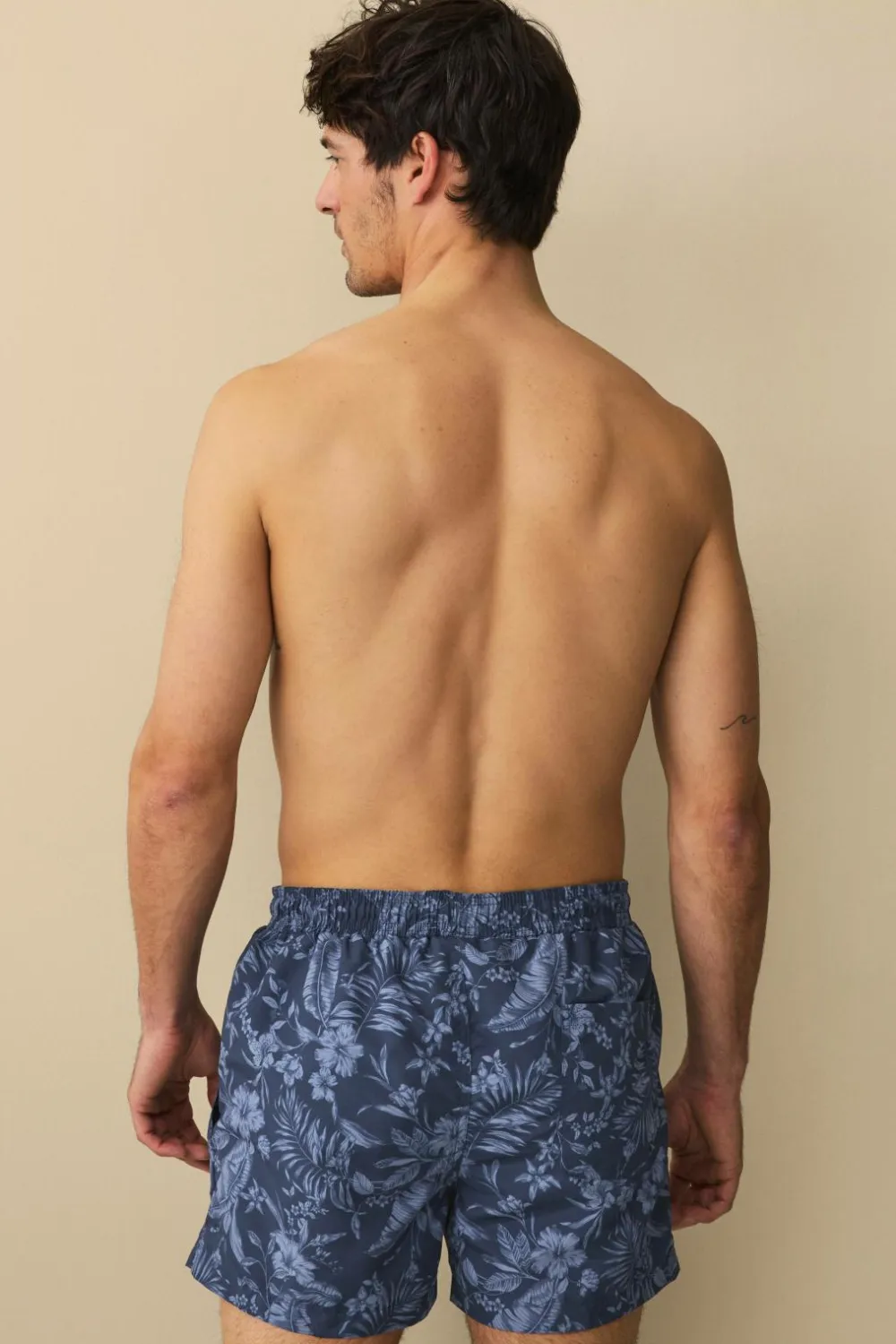 Ellos Badetøj>Collection Badeshorts Blåmønstret