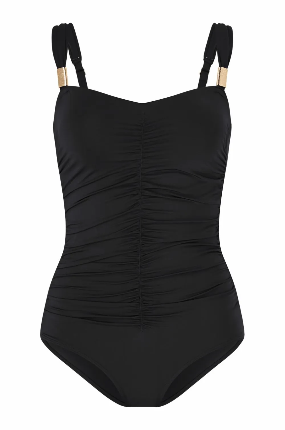Ellos Badedragter>Collection Badedragt med drapering Sort