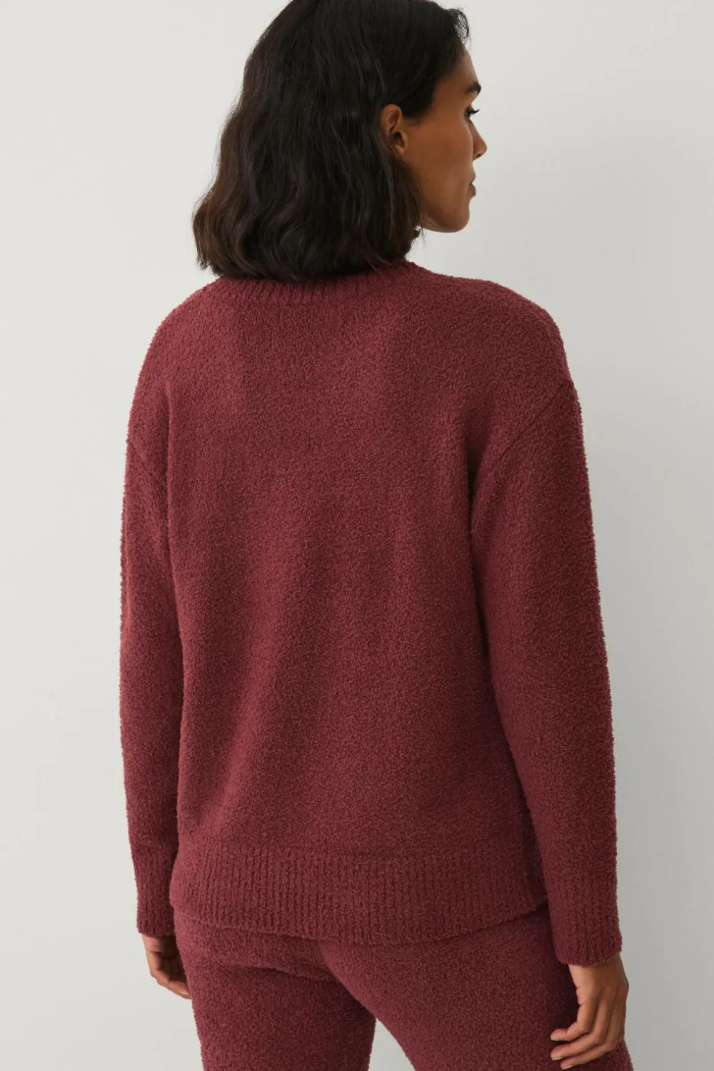 Ellos Loungewear & Homewear>Collection Blød jersey vinrød