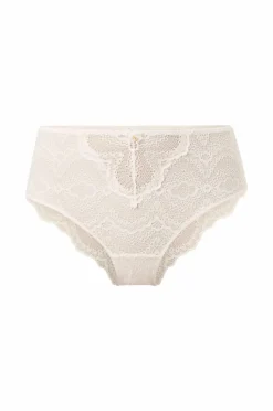 Ellos Trusser>Collection Blondetrusser med brasiliansk snit Hvid
