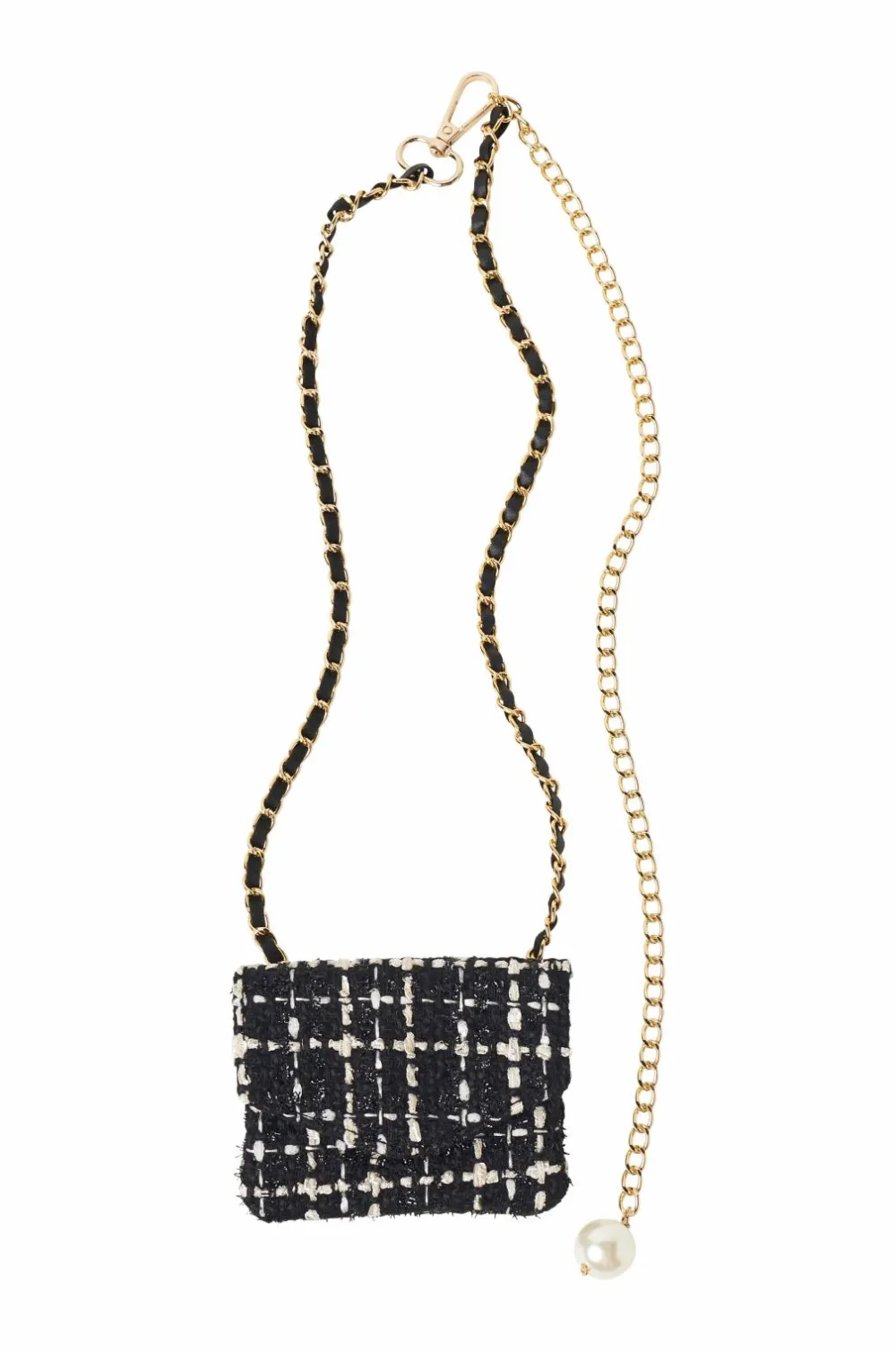 Ellos Collection Bælte Katja med lille taske Sort
