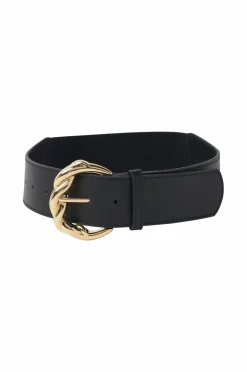 Ellos Collection Bælte med elastisk linning Sort Clearance