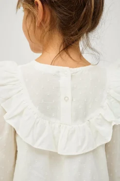 Ellos Collection Bluse Julia S Girls Hvid Clearance